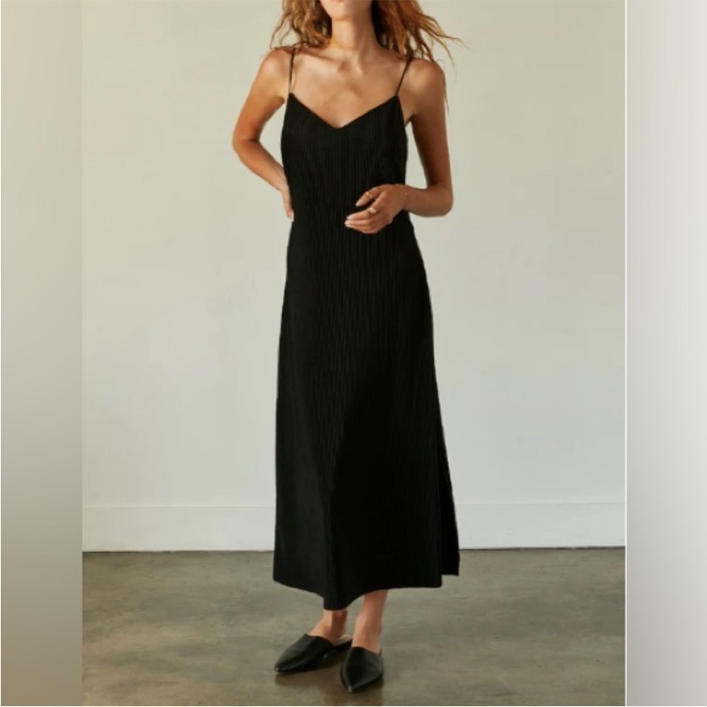 Velvet Midi Dress - Size XS